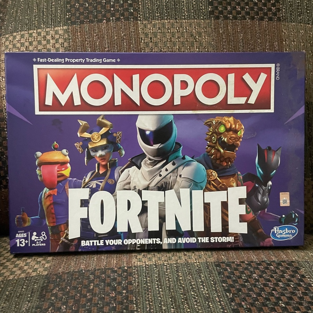 Hasbro Monopoly Fortnite Edition - Purple and White